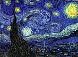 Night Canvas Paintings - The Starry Night